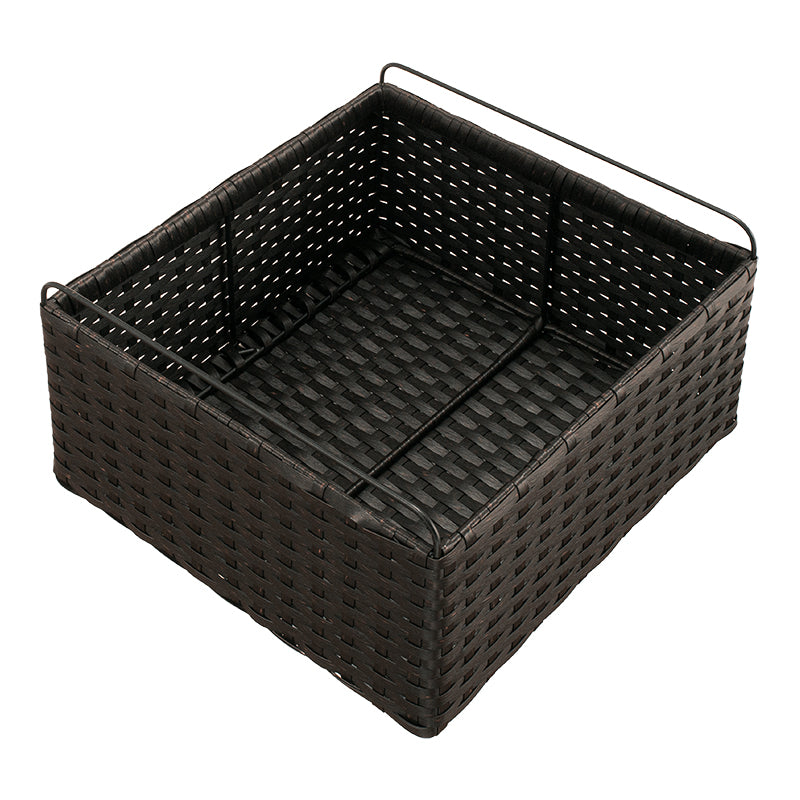 ダークブラウンの幅30cmのスリムな設計の引き出し収納の引き出し1つ分の写真