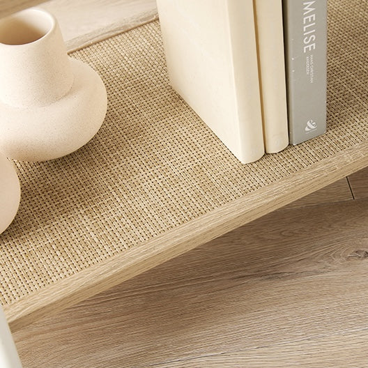 ラタン調3段オープンラック