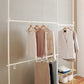 突っ張り伸縮ハンガーラック