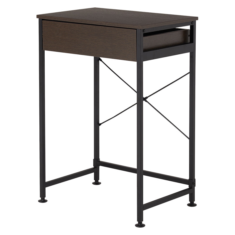 ダークブラウンのゴミ箱上収納