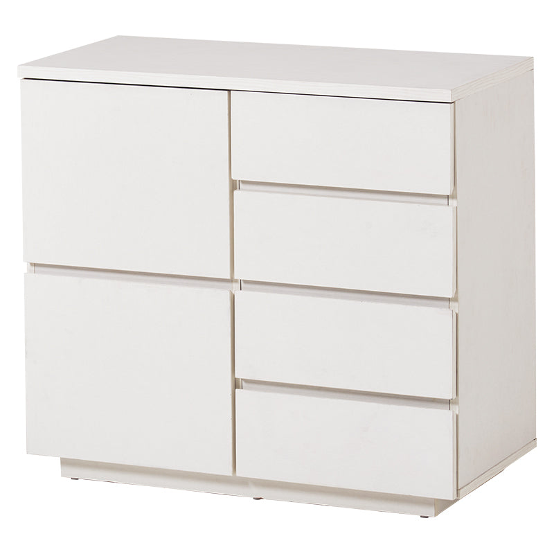 [幅79cm]可動棚付き木目調キャビネット