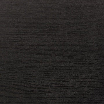 可動棚付き木目調キャビネットダークブラウンのカラーをアップで写している