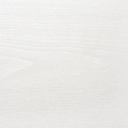 可動棚付き木目調キャビネットホワイトのカラーをアップで写している