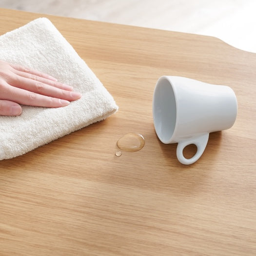 コの字型ウッドデスク