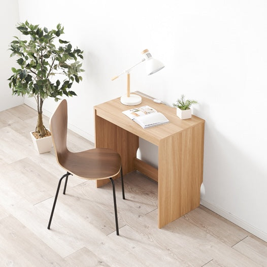 コの字型ウッドデスク