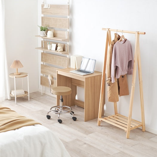 コの字型ウッドデスク