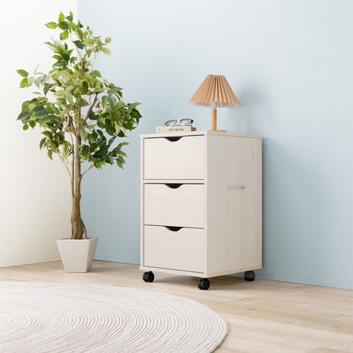 キャスター付きチェスト