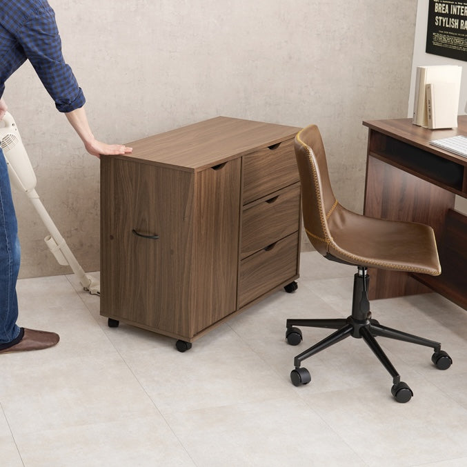 キャスター付きチェスト ワイド