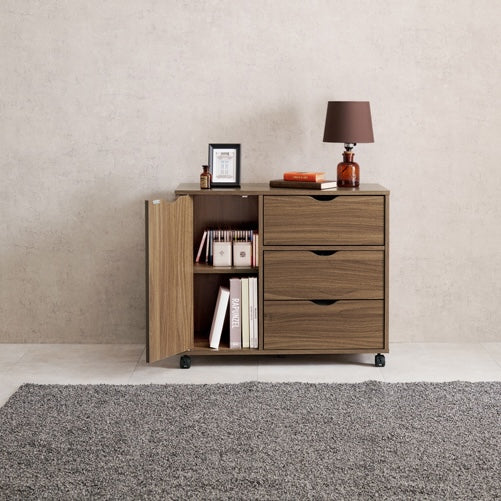 キャスター付きチェスト ワイド