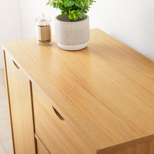 キャスター付きチェスト ワイド