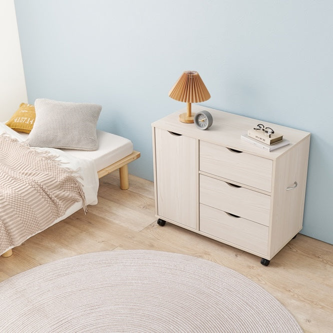 キャスター付きチェスト ワイド