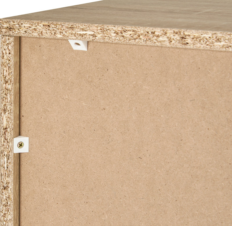 片面スライド扉付ブックシェルフ