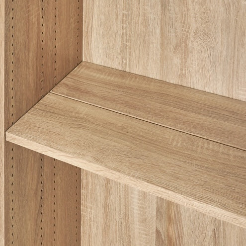 片面スライド扉付ブックシェルフ