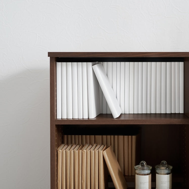 片面スライド扉付ブックシェルフ