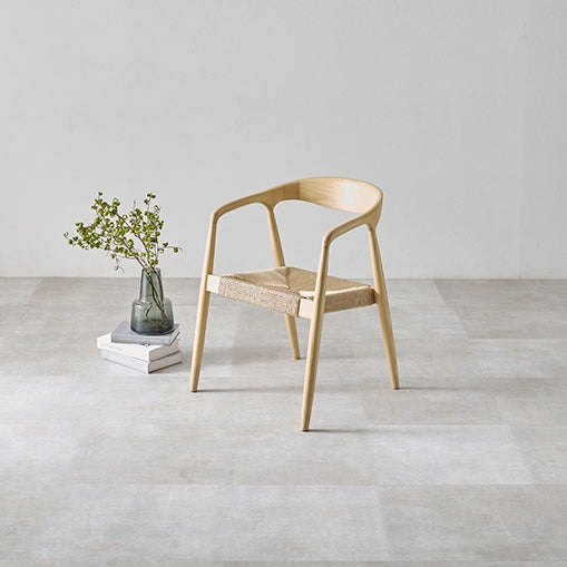 [2脚SET]無垢材ペーパーコードアームチェア