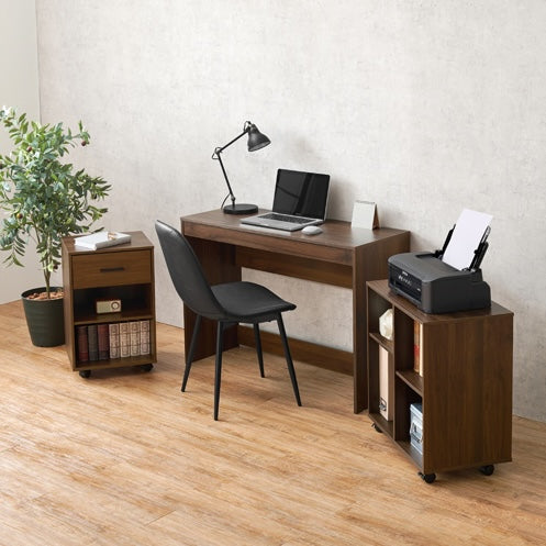 収納シェルフ付デスク3点セット