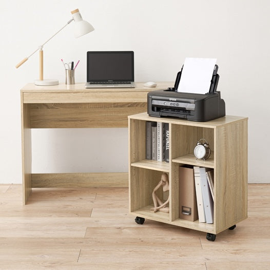 収納シェルフ付デスク3点セット