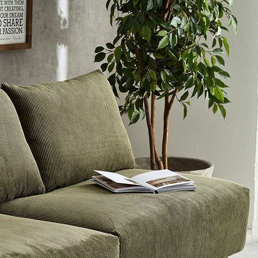 アームレスコーデュロイソファ