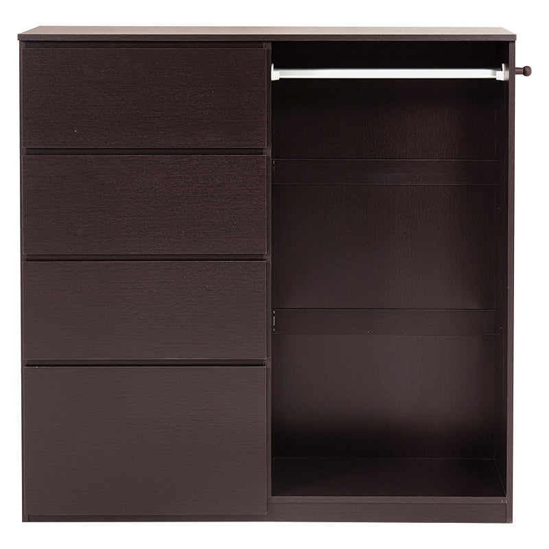 ハンガーラック付きチェスト