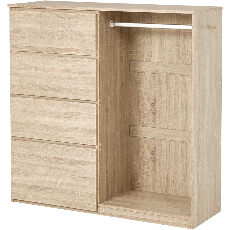 ハンガーラック付きチェスト