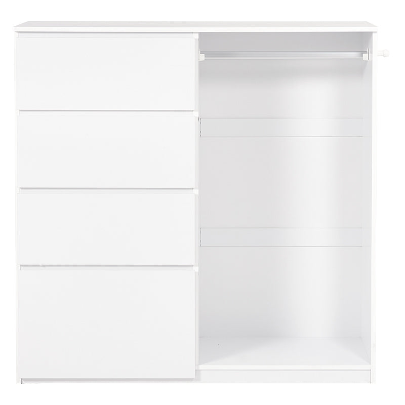 ハンガーラック付きチェスト