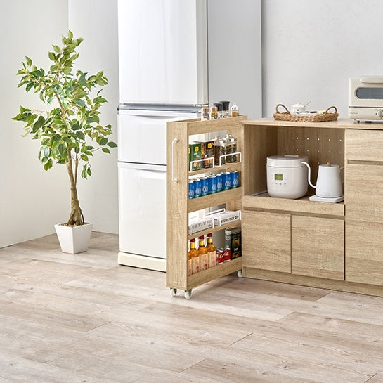 隙間収納ワゴン ロータイプ