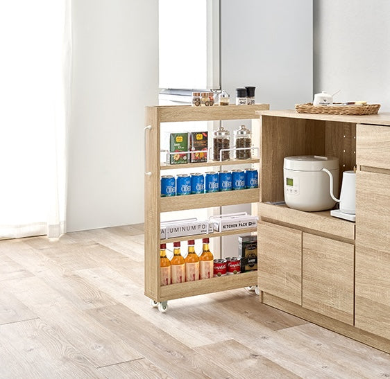 隙間収納ワゴン ロータイプ