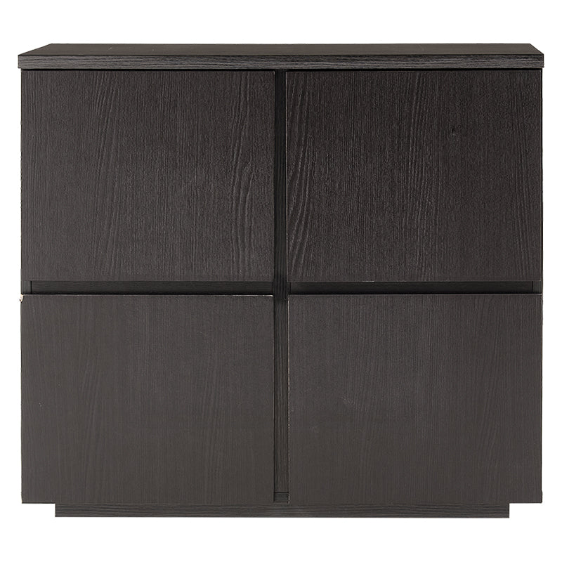 木目調扉付きキャビネット