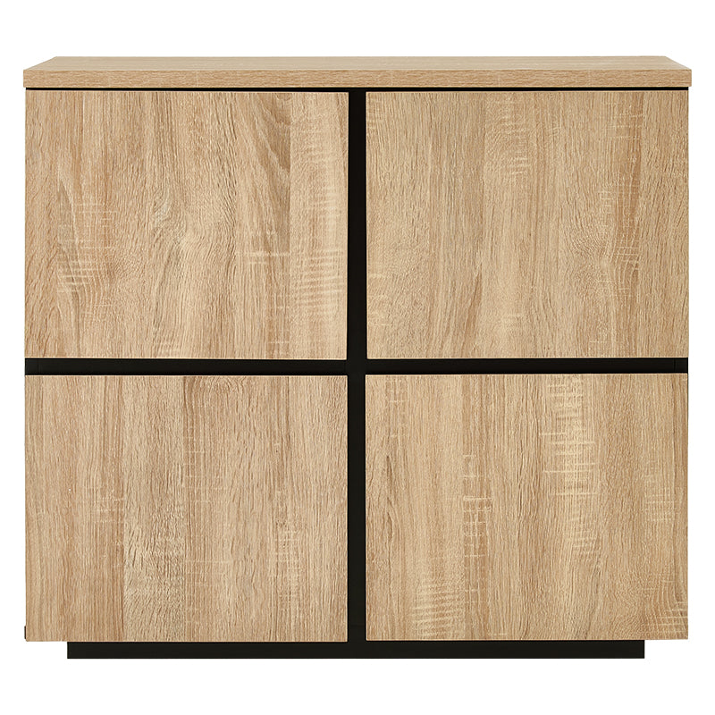 木目調扉付きキャビネット