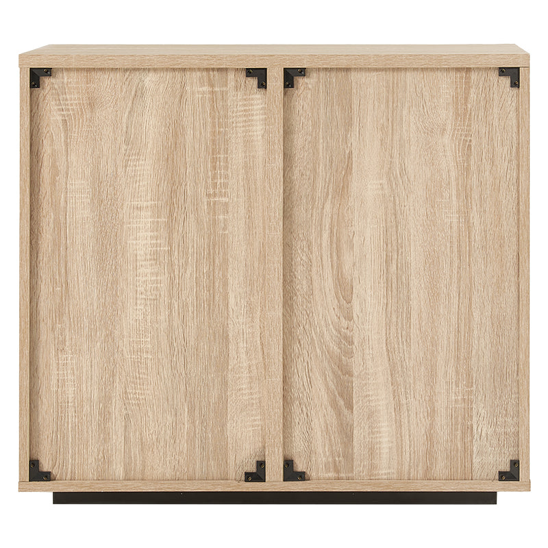 木目調扉付きキャビネット