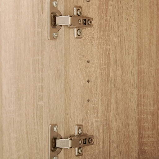 木目調扉付きキャビネット