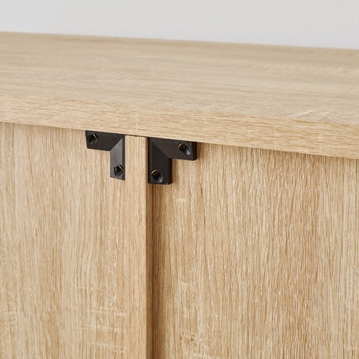 木目調扉付きキャビネット