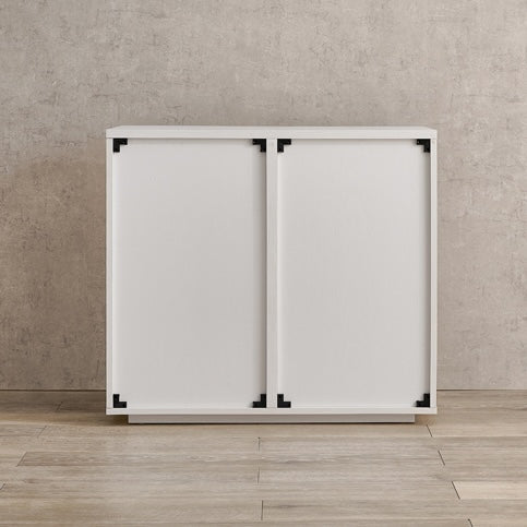 木目調扉付きキャビネット