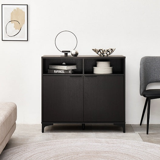 [幅90]アイアン脚キャビネット