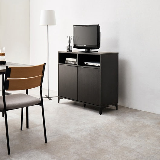 [幅90]アイアン脚キャビネット