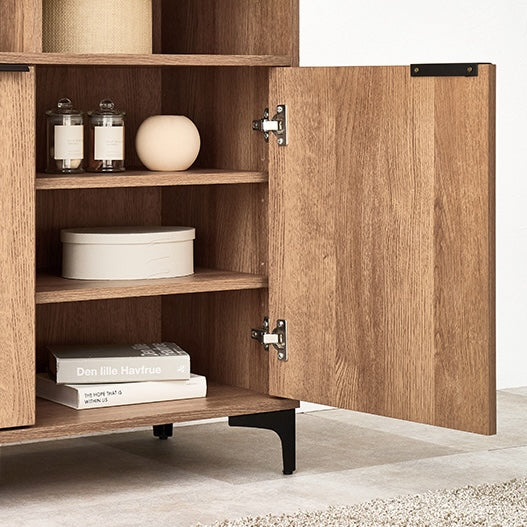 [幅90]アイアン脚キャビネット