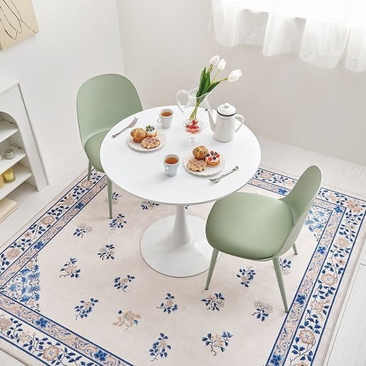 [2脚SET]くすみワントーンダイニングチェア