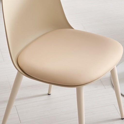 [2脚SET]くすみワントーンダイニングチェア