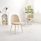 [2脚SET]くすみワントーンダイニングチェア