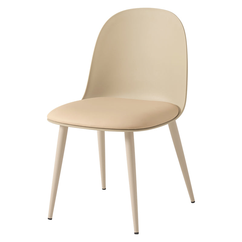 [2脚SET]くすみワントーンダイニングチェア