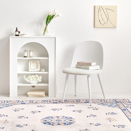 [2脚SET]くすみワントーンダイニングチェア