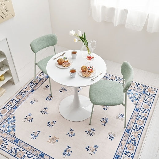 [2脚SET]シンプルカラーダイニングチェア