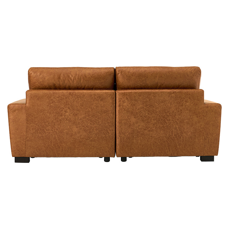 レザー調ボリュームソファ