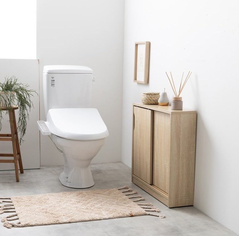 [幅60cm]キャスター付きトイレラック