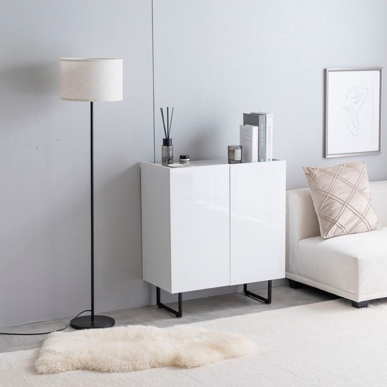 [幅70cm]2way石目柄キャビネット