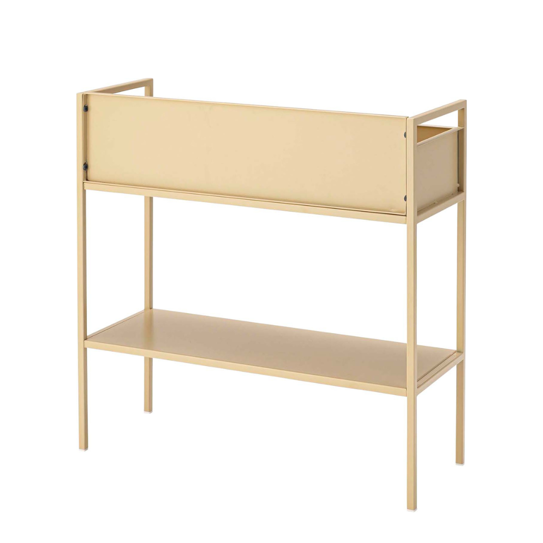 アイボリーのポップなカラーのラック