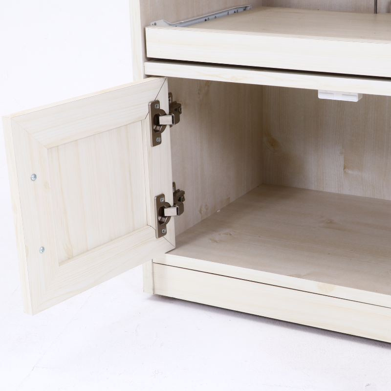 キッチンカウンター ナチュラル×ホワイト