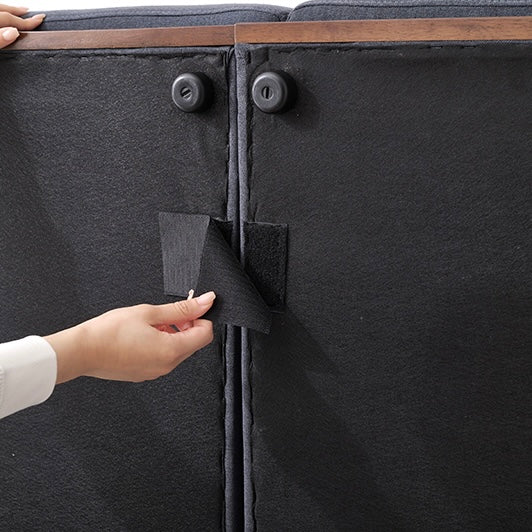 座面が広い2人掛けのソファの底面