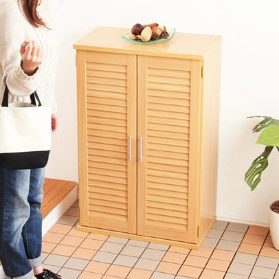 [幅60cm]ルーバーシューズボックス