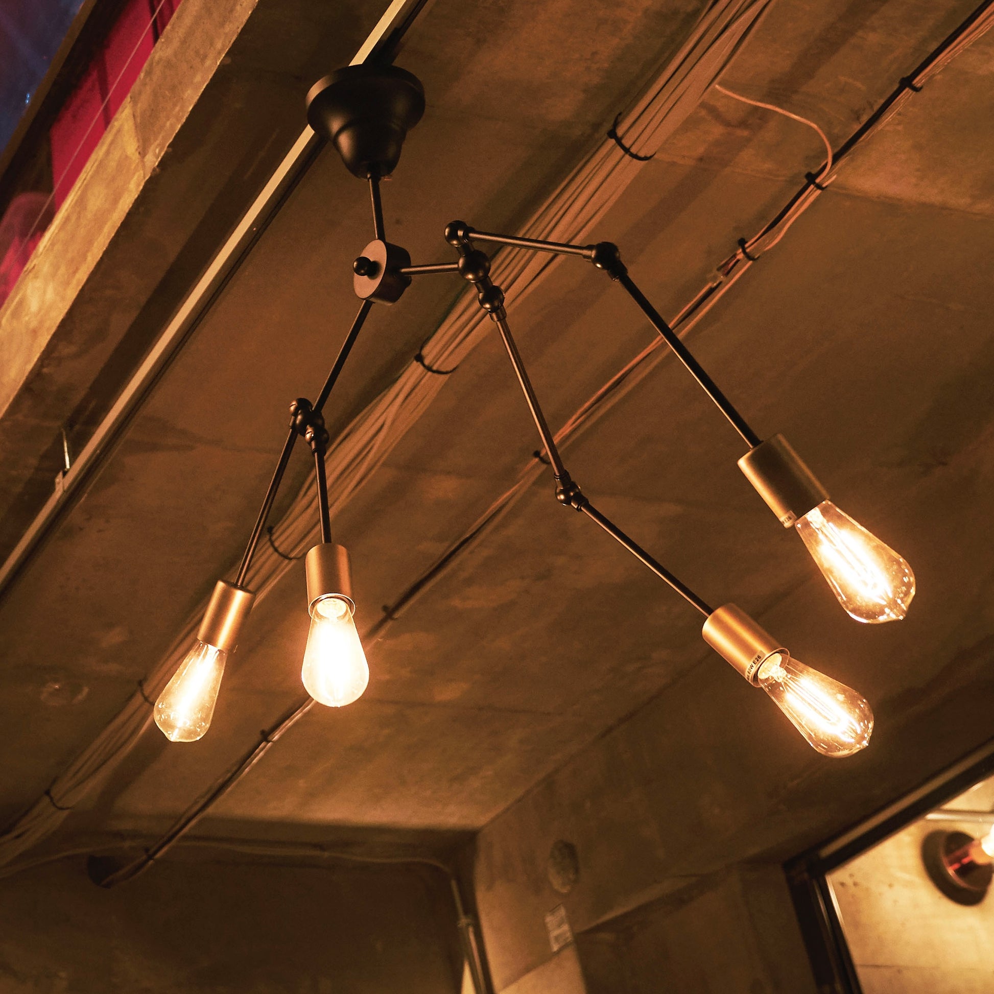 シーリングライト｜真鍮4灯シーリングライト - territory